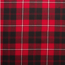 (Cunningham Modern) 100% Wool Scottish Made To Order Tartan T Bar Cufflinks - A-C TARTANS