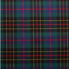 (Brodie Hunting Modern) 100% Wool Scottish Made To Order Tartan T Bar Cufflinks - A-C TARTANS