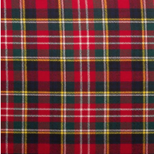 (Christie Modern) 100% Wool Scottish Made To Order Tartan T Bar Cufflinks - A-C TARTANS