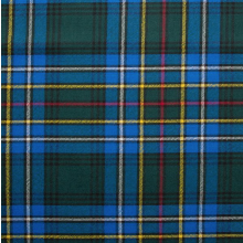 (Cockburn Modern) 100% Wool Scottish Made To Order Tartan T Bar Cufflinks - A-C TARTANS