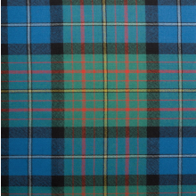(California Muir) 100% Wool Scottish Made To Order Tartan T Bar Cufflinks - A-C TARTANS