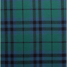(Austin Ancient) 100% Wool Scottish Made To Order Tartan T Bar Cufflinks - A-C TARTANS