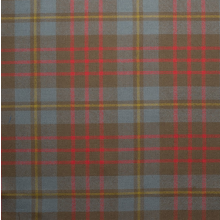 (Cameron Hunting Weathered) 100% Wool Scottish Made To Order Tartan T Bar Cufflinks - A-C TARTANS