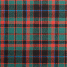 (Cumming Hunting Ancient) 100% Wool Scottish Made To Order Tartan T Bar Cufflinks - A-C TARTANS