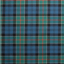 (Colquhoun Ancient) 100% Wool Scottish Made To Order Tartan T Bar Cufflinks - A-C TARTANS