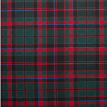 (Buchan Modern) 100% Wool Scottish Made To Order Tartan T Bar Cufflinks - A-C TARTANS