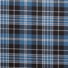(Clark Ancient) 100% Wool Scottish Made To Order Tartan T Bar Cufflinks - A-C TARTANS