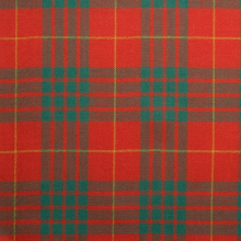 (Cameron Ancient) 100% Wool Scottish Made To Order Tartan T Bar Cufflinks - A-C TARTANS