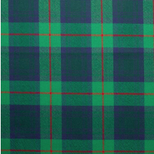 (Cranston Modern) 100% Wool Scottish Made To Order Tartan T Bar Cufflinks - A-C TARTANS