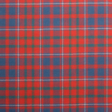 (Cameron Lochiel Ancient) 100% Wool Scottish Made To Order Tartan T Bar Cufflinks - A-C TARTANS
