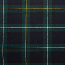 (Campbell Argyll Modern) 100% Wool Scottish Made To Order Tartan T Bar Cufflinks - A-C TARTANS