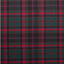 (Cumming Hunting Modern) 100% Wool Scottish Made To Order Tartan T Bar Cufflinks - A-C TARTANS