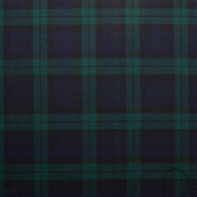 (Campbell Modern) 100% Wool Scottish Made To Order Tartan T Bar Cufflinks - A-C TARTANS