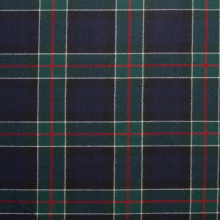 (Colquhoun Modern) 100% Wool Scottish Made To Order Tartan T Bar Cufflinks - A-C TARTANS