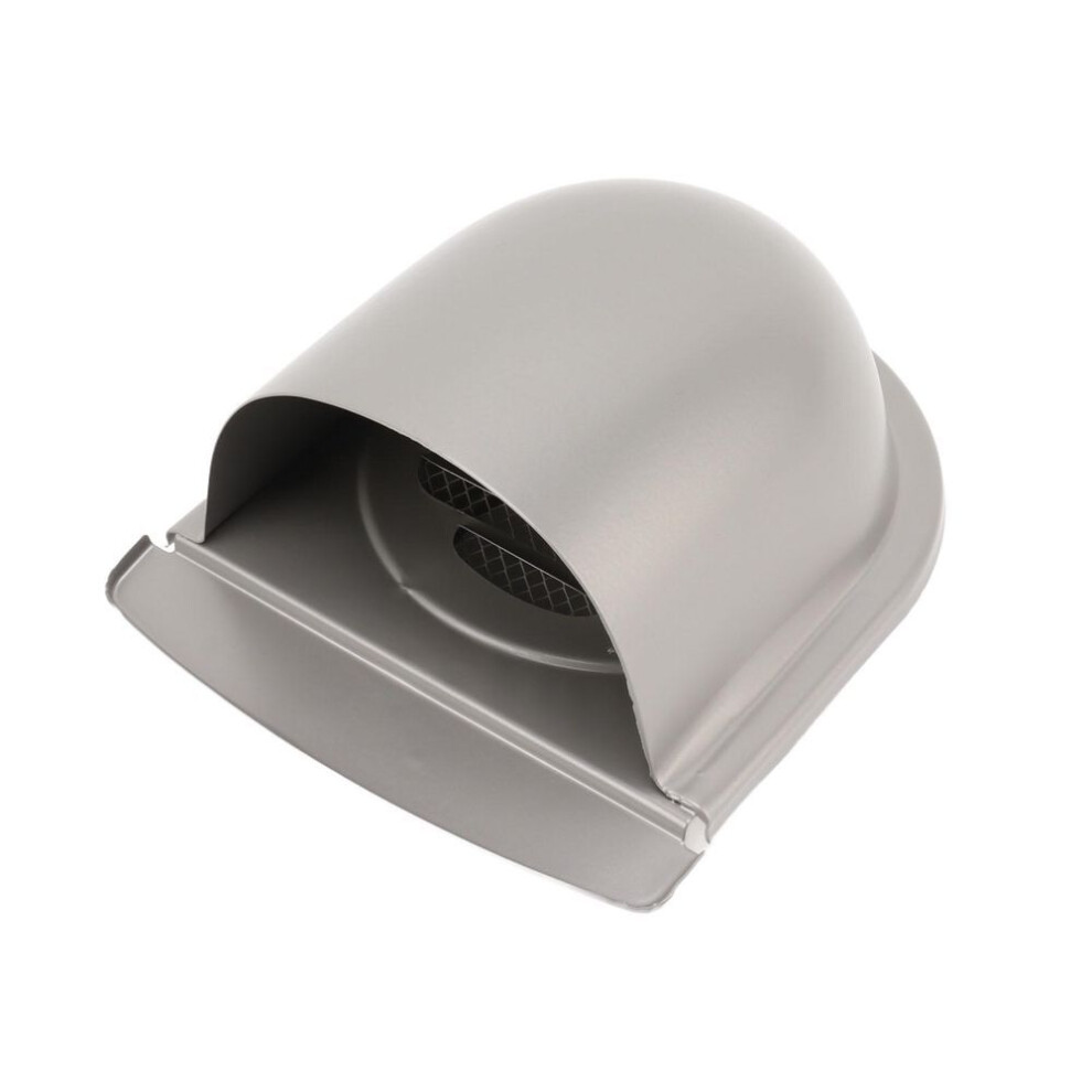 Exhaust Vent Cover Stainless Steel Rain Proof Lacquered Exterior Wall Air Vent Cap With Mesh Screen