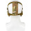 Tactical Airsoft Mask Foldable Metal Bottom Half Steel Mesh Half Face Shield Hearing Protection Cp 3