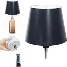 Wireless Wine Bottle Light Head, Portable LED Wireless Bottle Lamp with 3 Modes Light Dimming, Rechargeable Touch Control Wine Bottle for Any Bottle