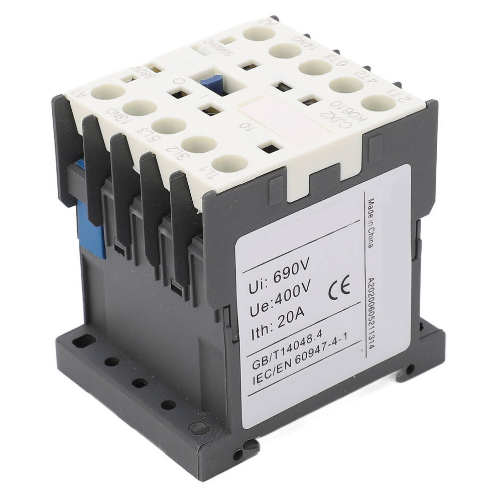 High Sensitivity 3P Ac Contactor 380V 6A Thickened Silver Contacts 9391329295088