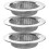 Kitchen Sink Strainer, Stainless Steel Sink Drain Strainer, Dishwasher Safe, 3 Pack Tw 1