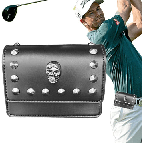 Golf Storage Bag with Soft Inner Lining, Universal Rangefinder, Magnetic Closure 2