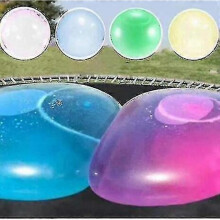 (S 40cm,Purple)Lohill Kids Bubble Ball Toy Inflatable Water Ball Soft Rubber Ball Jelly Balloon Balls For Kids Outdoor Party Tw