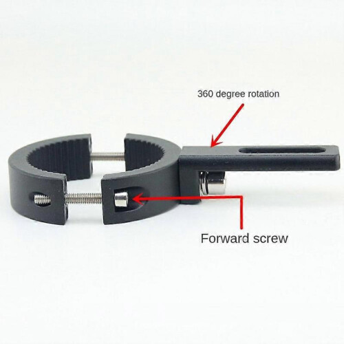 2Pcs Adjustable Motorcycle Headlight Holder Motorcycle Light Bracket Universal Headlight Spotlight Mount Bracket 20-38MM 2