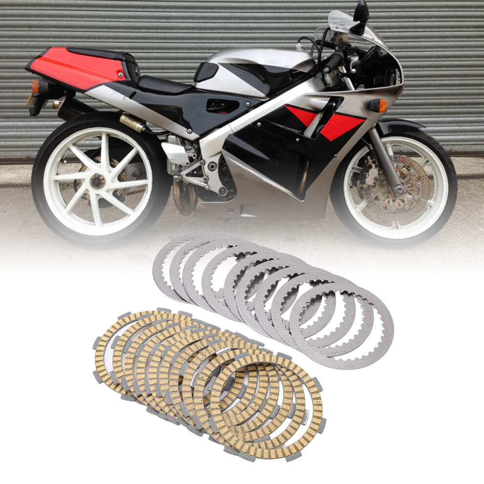 Motorcycle Clutch Friction Disc Kit 22201 166 000 For Vfr400r Nc30 1989-92 9371329298593