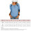 Hellblaues Tuniktop Größe M 100% Polyester Casual 6