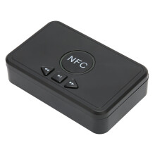 D10 NFC Bluetooth 5.0-Empfänger, Schwarz, 3,5-mm-AUX