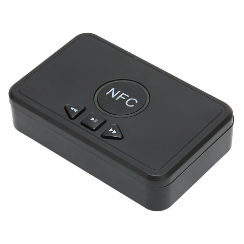 D10 NFC Bluetooth 5.0-Empfänger, Schwarz, 3,5-mm-AUX