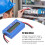 RC Watt Meter Silber Aluminium 0-60V 0-100A 65Ah 12