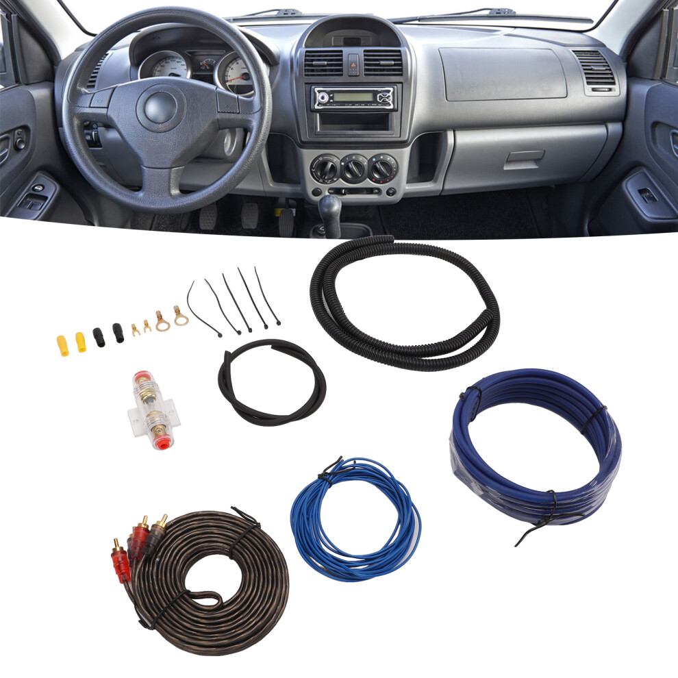 Car Amplifier Power & Audio Cable Set For Subwoofer And Speaker Installation 7641329303460