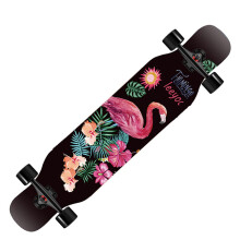 Longboard Beginner Skateboard 106.7 cm for Teenagers Adults Complete Skateboard 8Ply Maple Concave Cruiser 24 42 inches