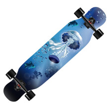 Longboard Skateboard 106.7 cm Complete Skateboard 8Ply Maple Concave Cruiser for Teenagers Adults Beginners 27 42 inches