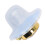Herz-Rhinestone-Schnuller 6-18 Monate Blau PP/Silikon 8
