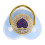 Herz-Rhinestone-Schnuller 6-18 Monate Blau PP/Silikon 11