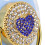 Herz-Rhinestone-Schnuller 6-18 Monate Blau PP/Silikon 12
