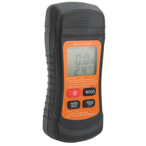 ZN-MT02 ABS tragbares Holzfeuchtigkeitsmessgerät 2xAAA 1