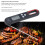 Digital Food Thermometer Foldable BBQ Grill Cooking Temp Meter, Black 11