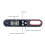 Digital Food Thermometer Foldable BBQ Grill Cooking Temp Meter, Black 3