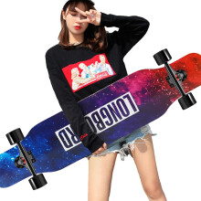 Maple Concave Cruiser Longboard Beginners 42' Complete Skateboard with 8 Layers for Kids, Teens, Adults 7 42 inches