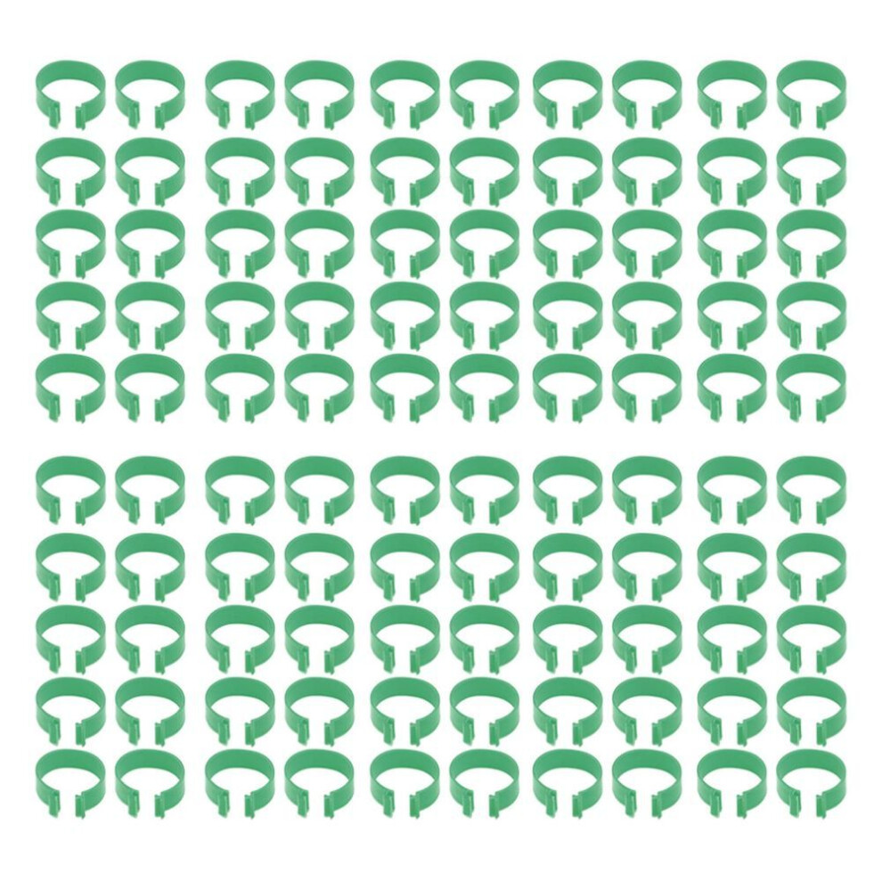 100 Pcs Poultry Feet Ring Open Type Buckle Breeding Chicken Duck Goose Foot Ring Chicken Accessory