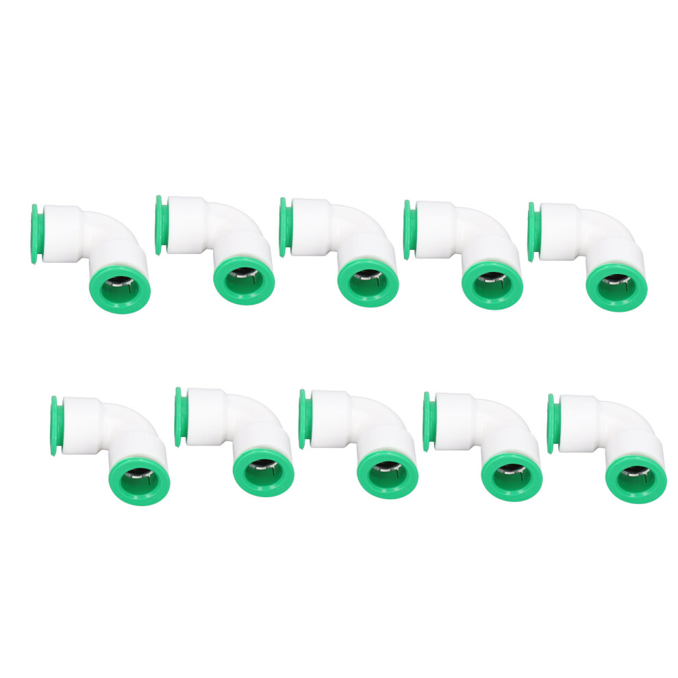 10Pcs Ppr 20Mm Elbow Pipe Fittings Quick Push For Pool & Water 9461329326065