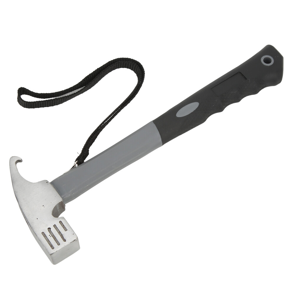 Heavy Duty Camping Hammer 30.5cm Multifunction Tool with Puller & Cord-image-OPC-PJ6CRJK-NEW