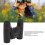 Binoculares compactos 30x60 8X, 9x6x4cm, HD 3