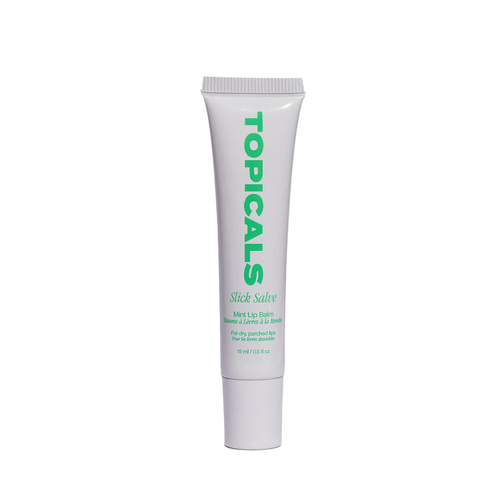 Topicals Slick Salve Mint Glossy Lip Balm | Soothes Discomfort Strengthens Barrier And Provides Lasting Hydration & Relief | Vegan Paraben-Free
