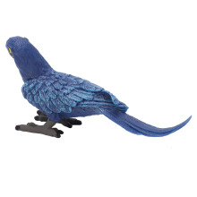 Modelo de guacamayo azul - Loro PVC Real Vívido 10,2x4 cm