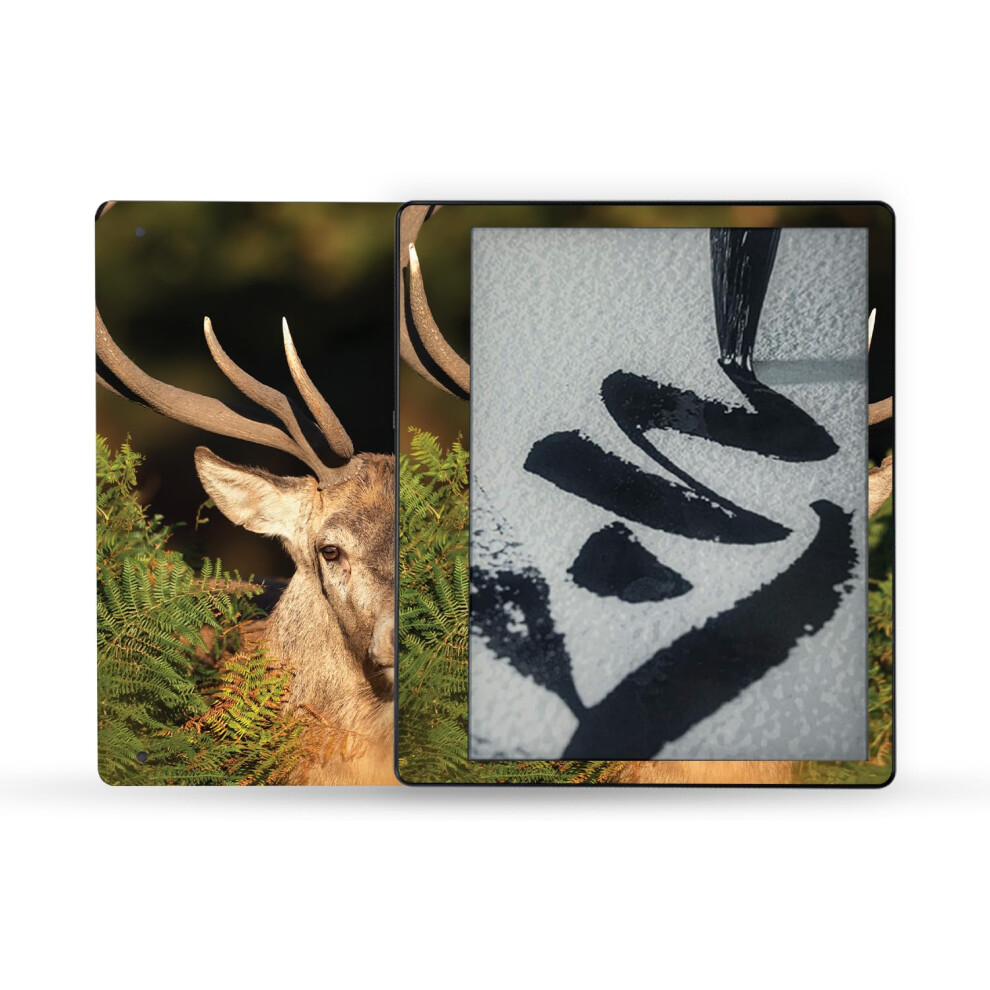 Mightyskins Skin Compatible With Amazon Kindle Scribe (2022) Full Wrap - Morning Buck | Protective Durable And Unique Vinyl Decal Wrap Cover | Easy 197560685645