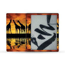 Mightyskins Skin compatible con Amazon Kindle Scribe (2022) Wrap Full Wrap - Glamour Giraffes | Cubierta de envoltura de calcomana de vinilo protect