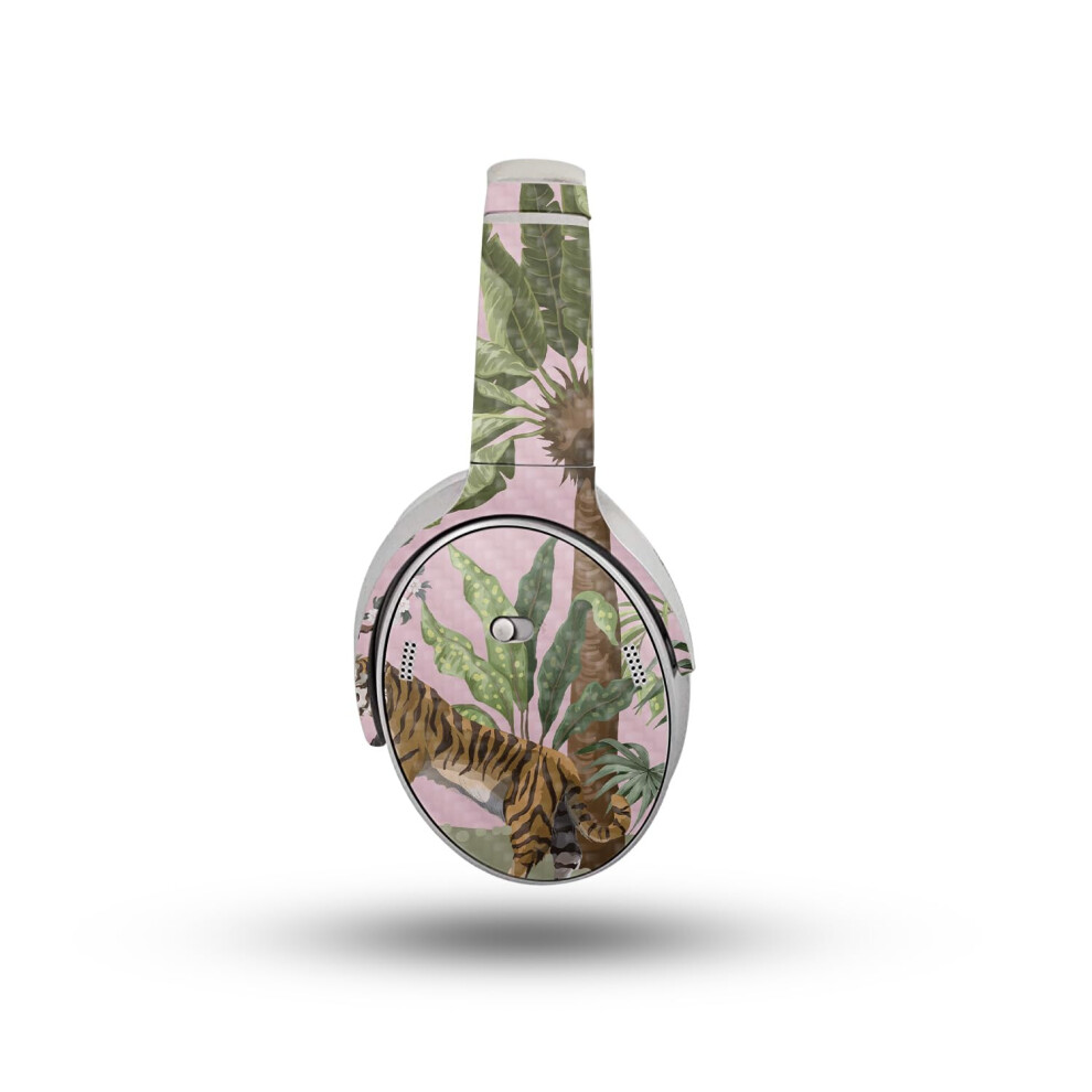 Cleen De Carbone En Fibre De Carbone Compatible Avec Les Couteurs Bose Quietcomfort (2023) - Chinoiserie Jungle - Premium 3M Vinyl Protective Wr-image